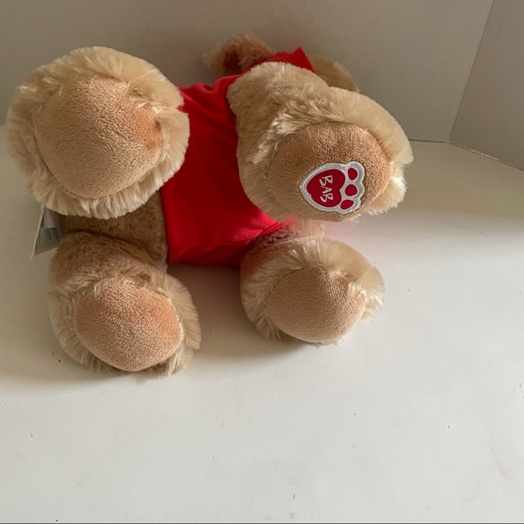 Build-A-Bear Workshop Promise Pets Dog Plush Labrador Retriever Brown Red Hoodie - Picture 4 of 9